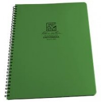 Rite In The Rain Waterproof Pocket Notepad  Notebook / Notepad 32 Sheets 4 5/8 x 7" GREEN No 973